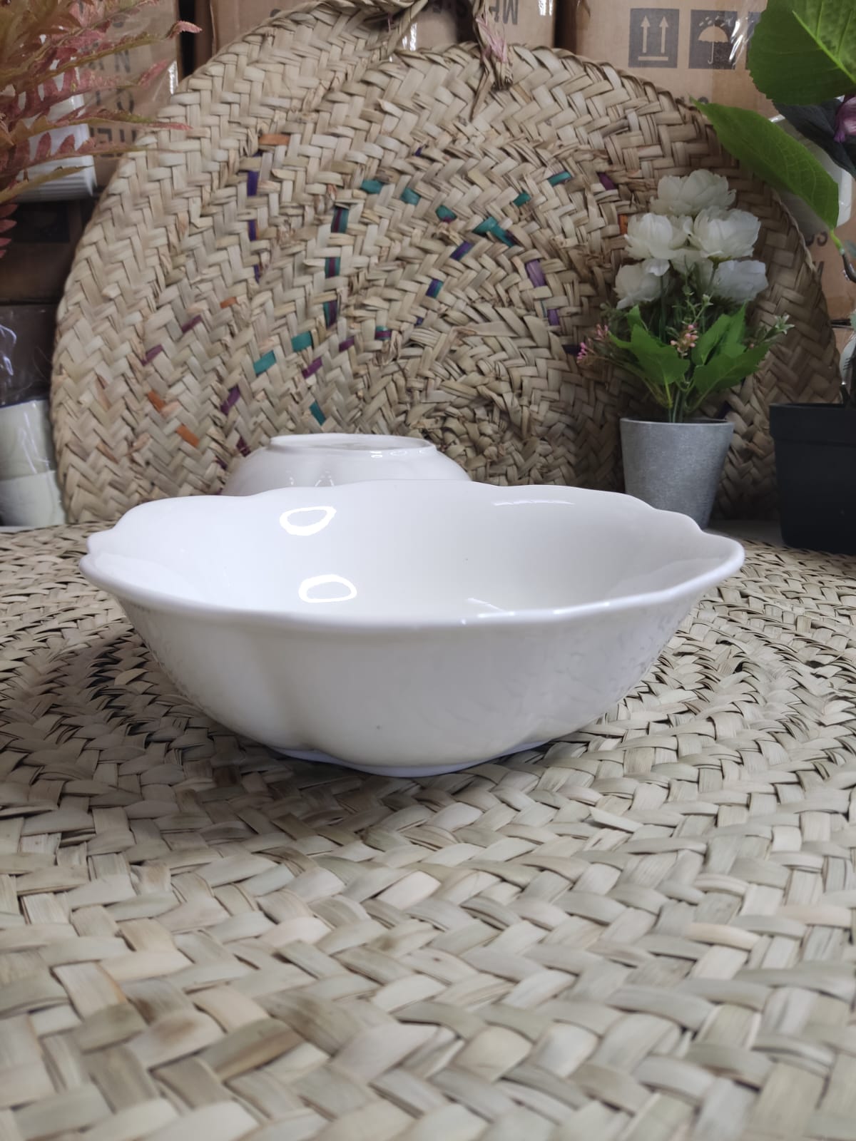 Luxury Medium Porcelain Dish Bowl 23cm