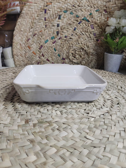 Large Porcelain Square Dish Bowl styl12