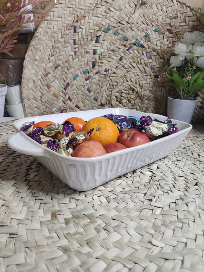 Large Porcelain Rectangular Dish Bowl styl120