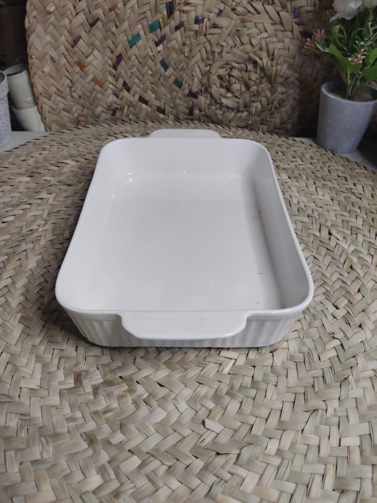 Large Porcelain Rectangular Dish Bowl styl22