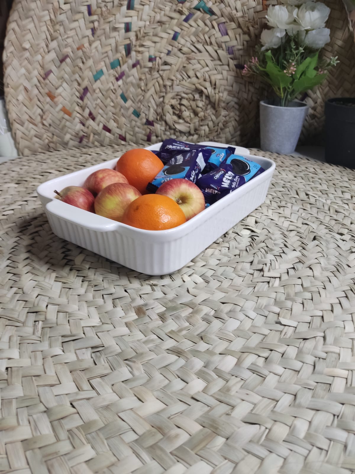 Large Porcelain Rectangular Dish Bowl styl22