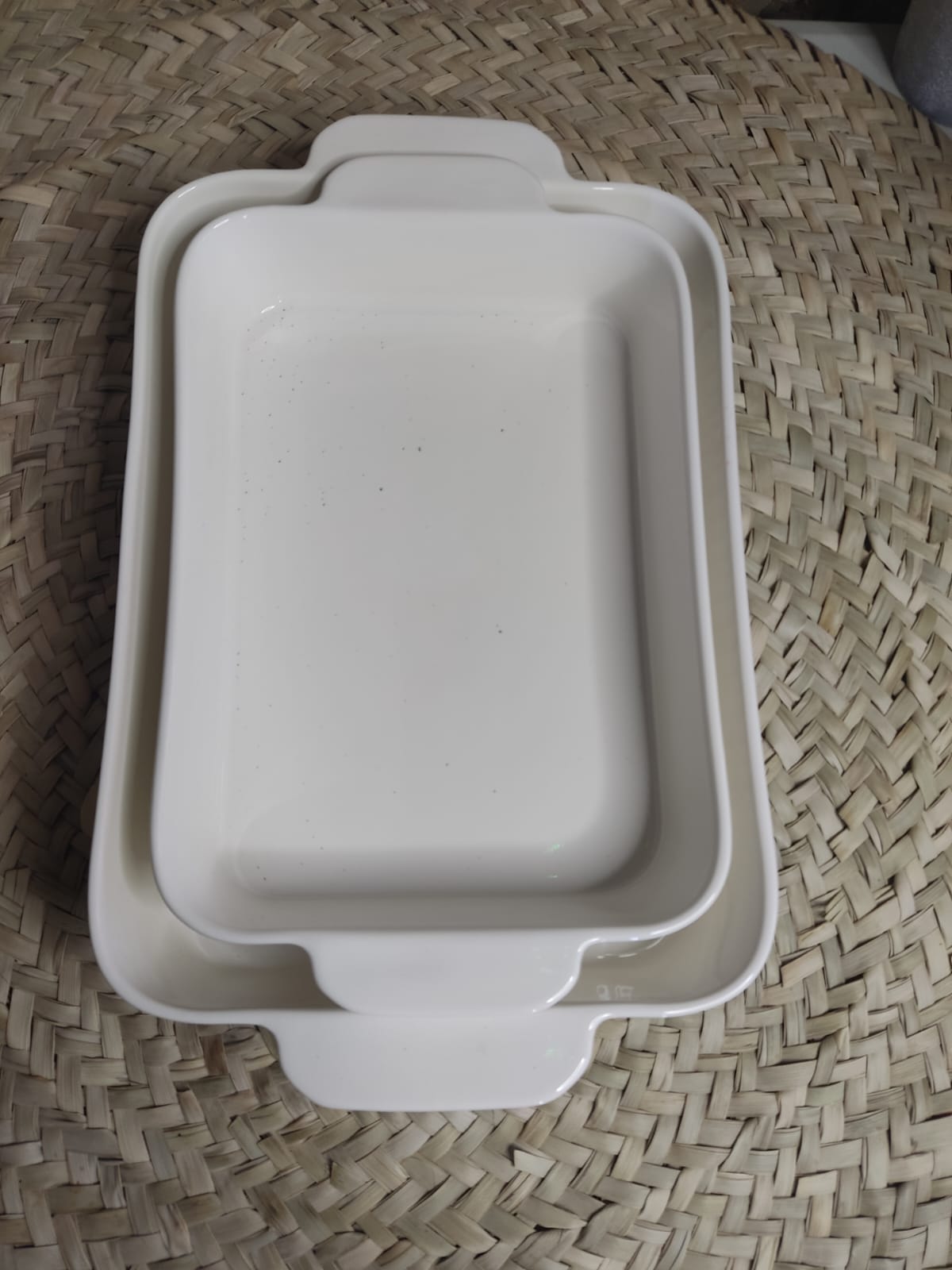 Large Porcelain Rectangular Dish Bowl styl22