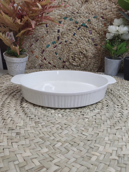 Premium Oval Serving Bowl for oven