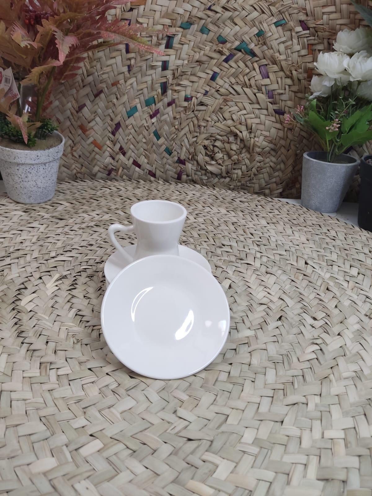 Stylish Coffee Cup with Plate – 180ml