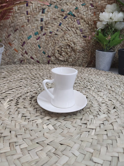 Stylish Coffee Cup with Plate – 180ml