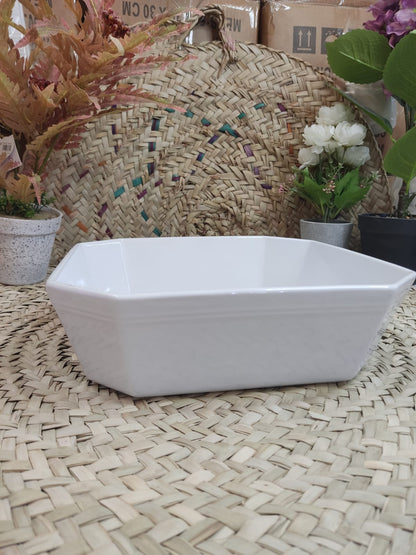 Large Porcelain Square Dish Bowl 28cm