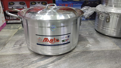 Heavy Aluminium Casserole Pot with Lid