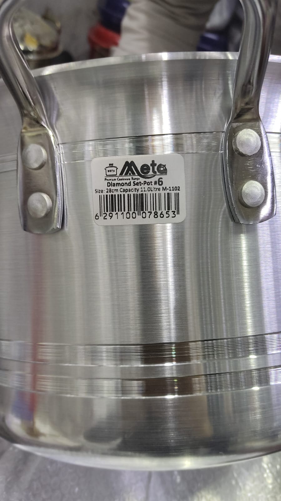 Heavy Aluminium Casserole Pot with Lid