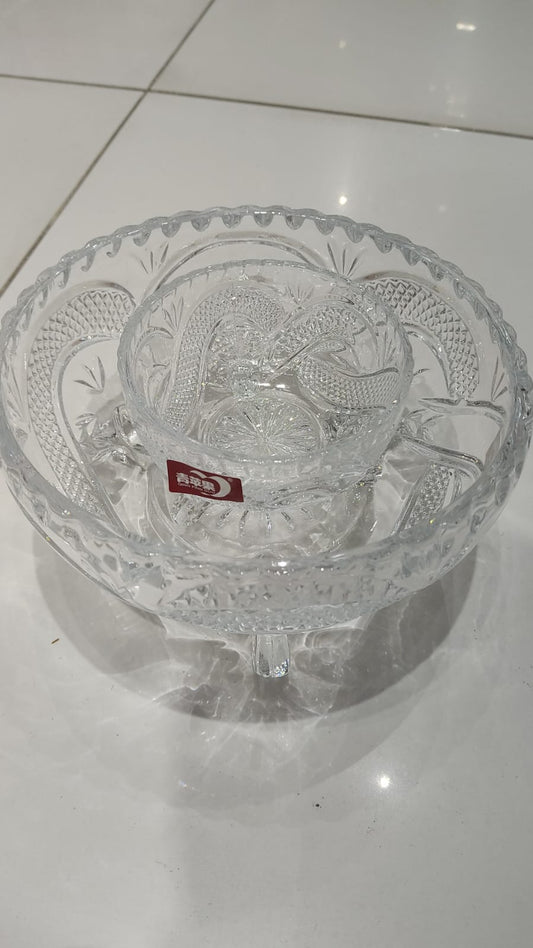 7pcs set Glass Serving Dessert Bowls styl3