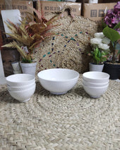 Premium Porcelain Serving Bowl Set – 7 Pieces model B