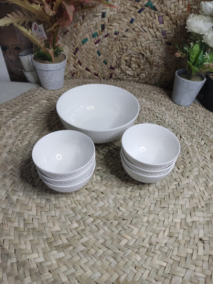 Premium Porcelain Serving Bowl Set – 7 Pieces model B