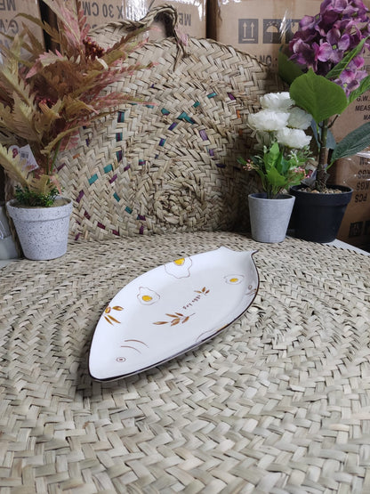 Decorative Large Fish Plate for Multiple purpose