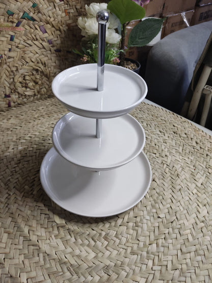 3 Tier Serving Porcelain Tray