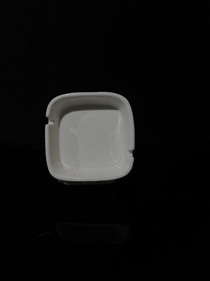 Square Porcelain Ashtray