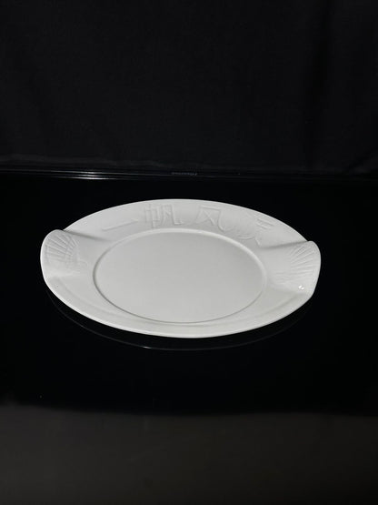 Luxury Decorated Oval White plate /tray porcelain styl7