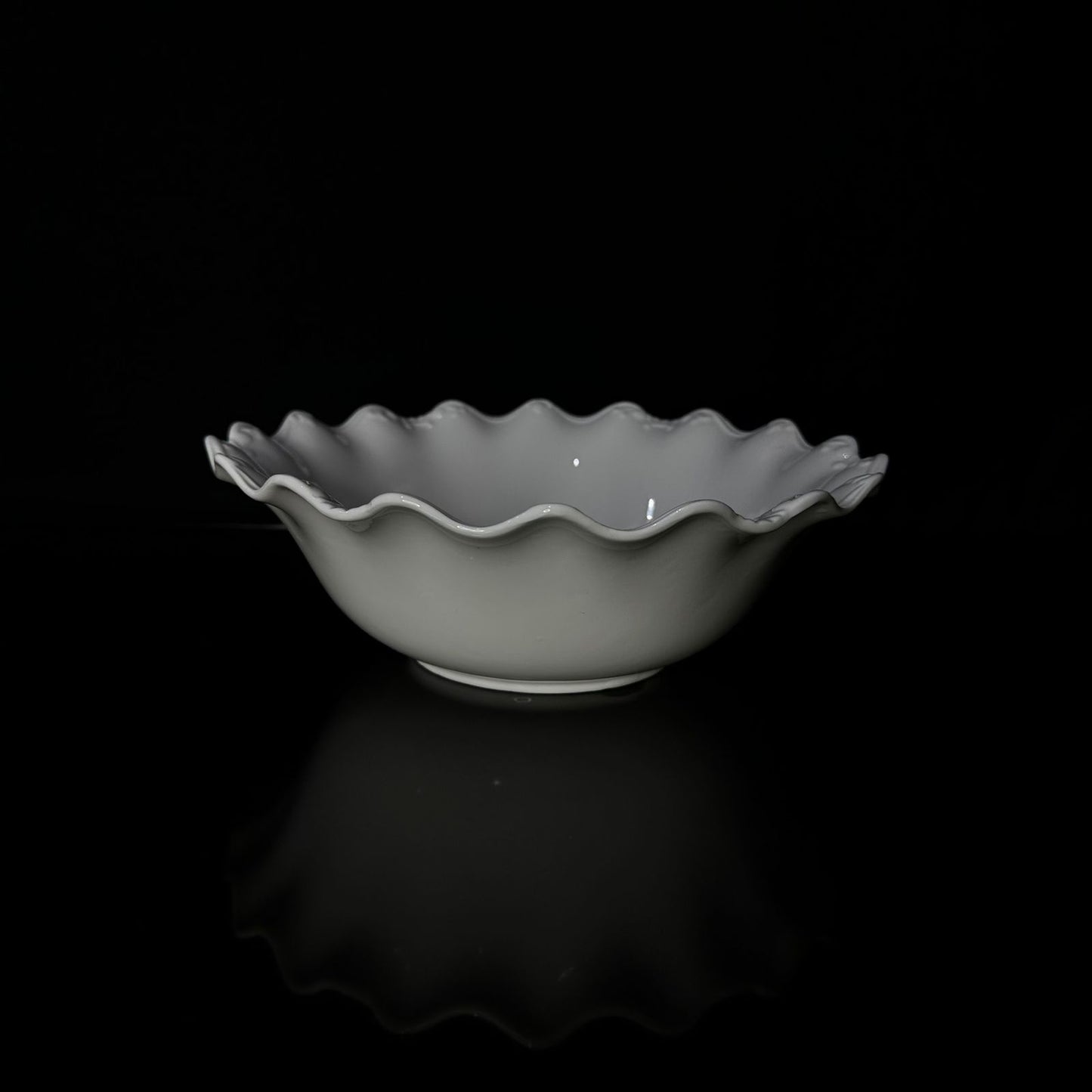 White Dish Bowl - styl-19