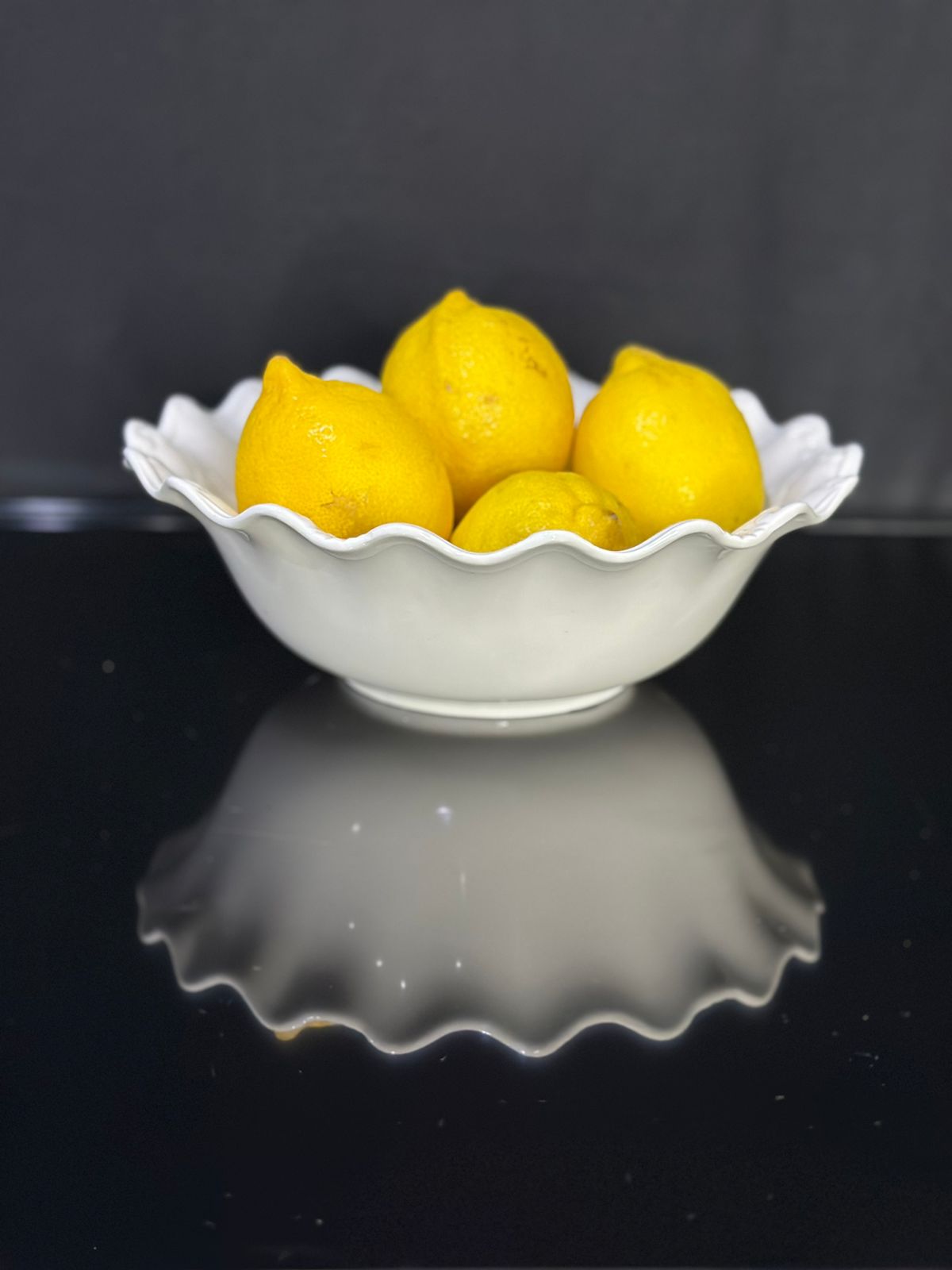 White Dish Bowl - styl-19