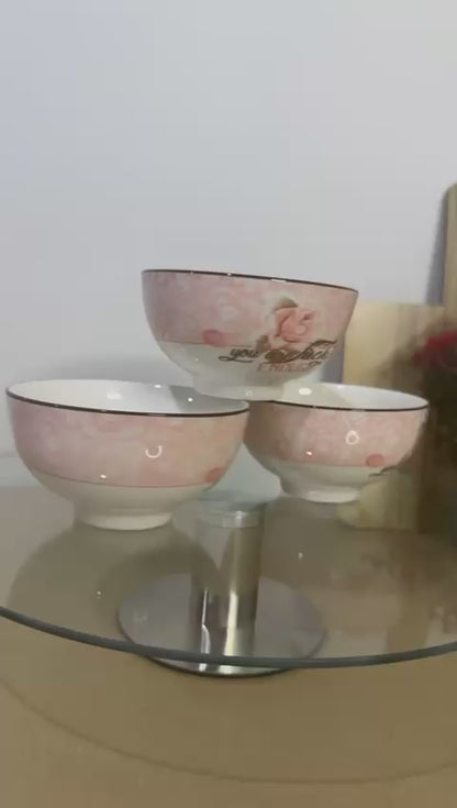 Colored Porcelain Bowls (Styl-59)