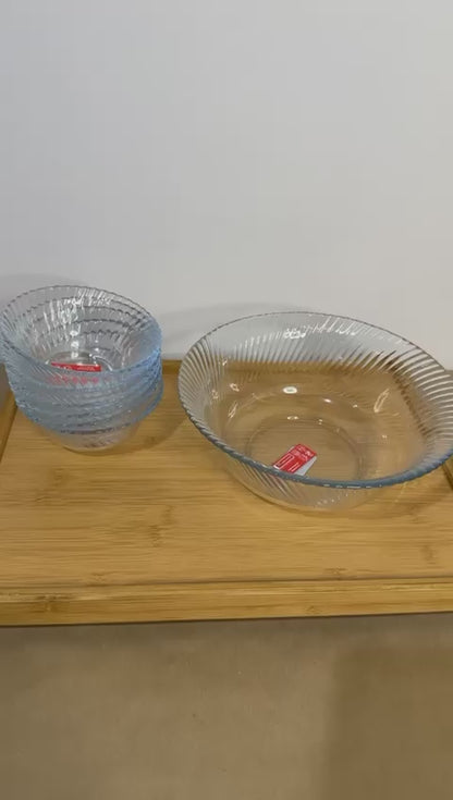 7 pcs Glass Serving bowls set